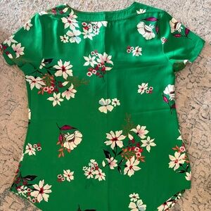 Van Heusen Green Floral Women's Blouse